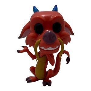 Funko Pop Vinyl Figure Mushu Disney Mulan 2016 Red Dragon 3” Collectible